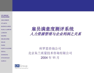 雇员满意度测评系统