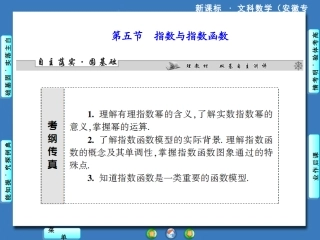 高中数学  指数与指数函数