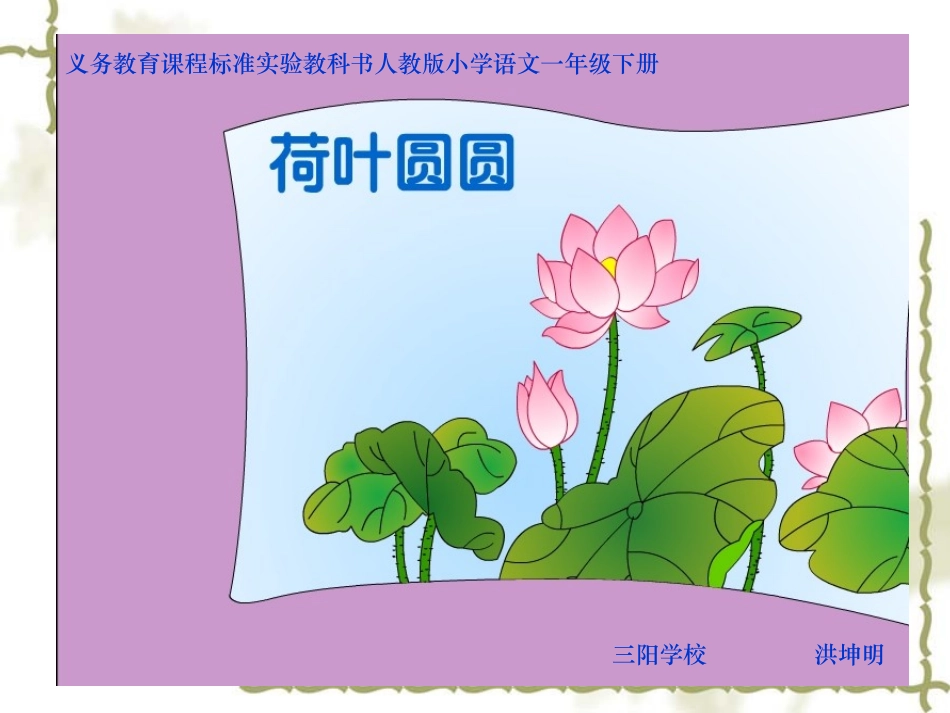 《荷叶圆圆》课件(1)_第1页