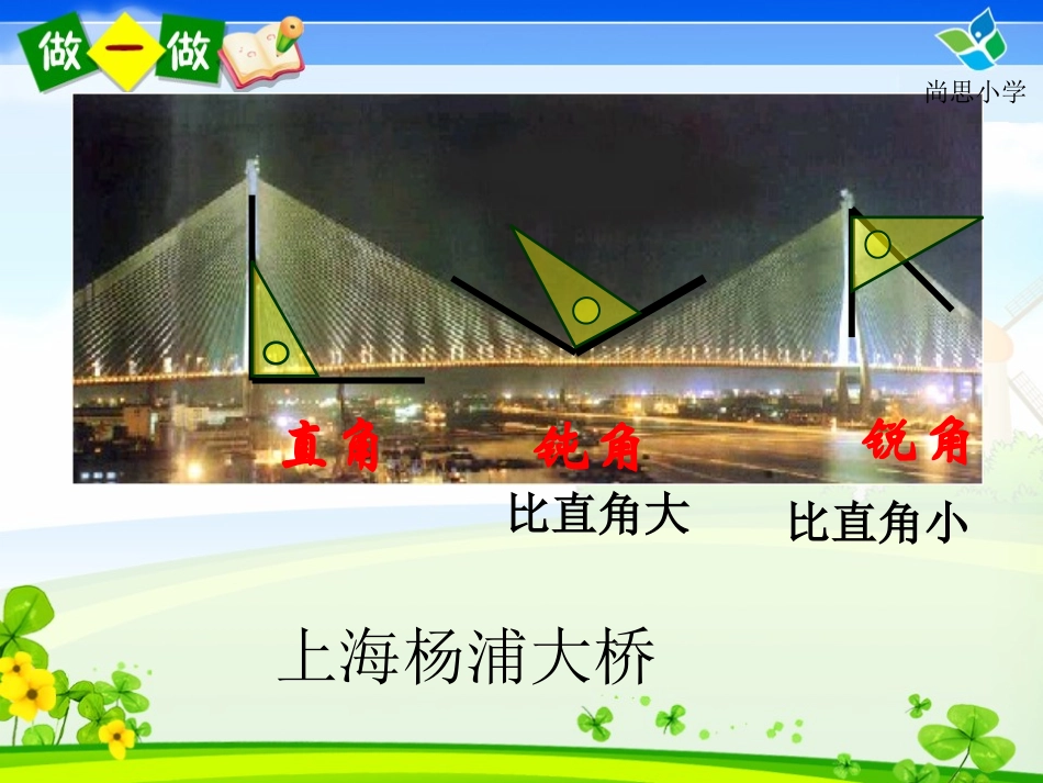 人教版二年级下锐角和钝角_第3页