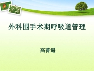 呼吸道护理 (1)