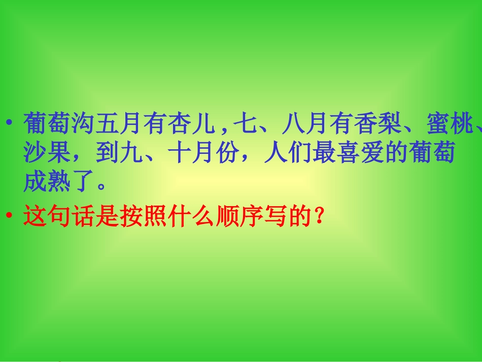 (北京版)三年级语文上册课件_葡萄沟_6_第3页