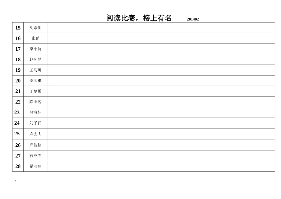 一（3）班阅读积累_第2页