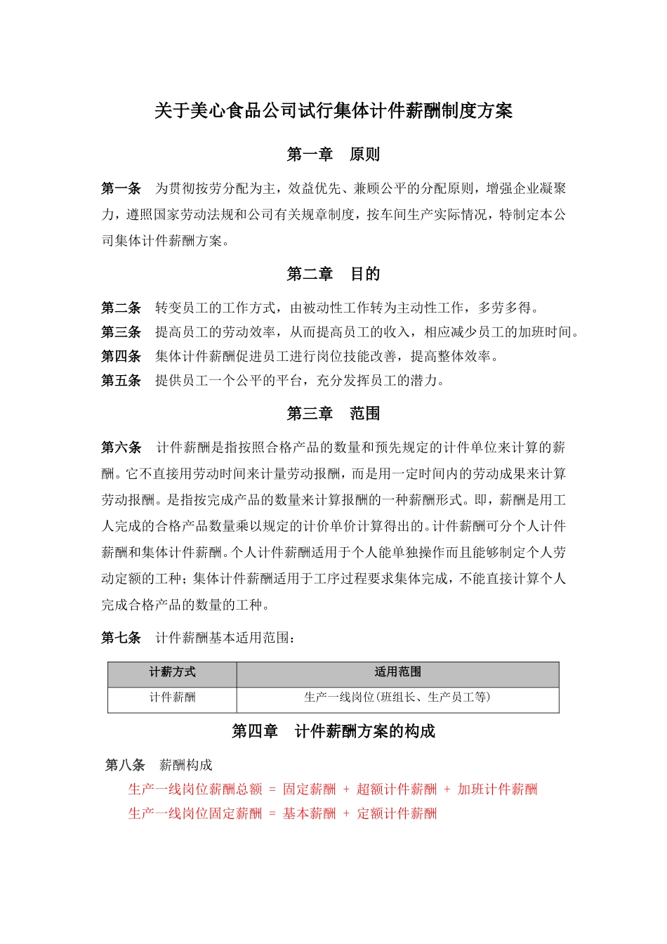 集体计件薪酬管理制度_第1页