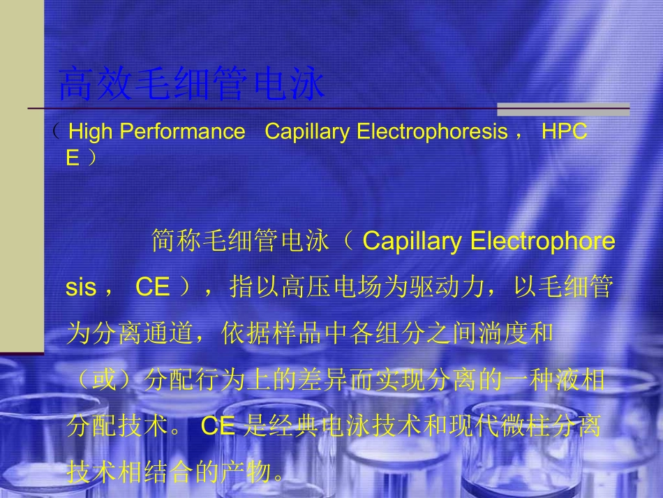 高效毛细管电泳法--原理_第3页