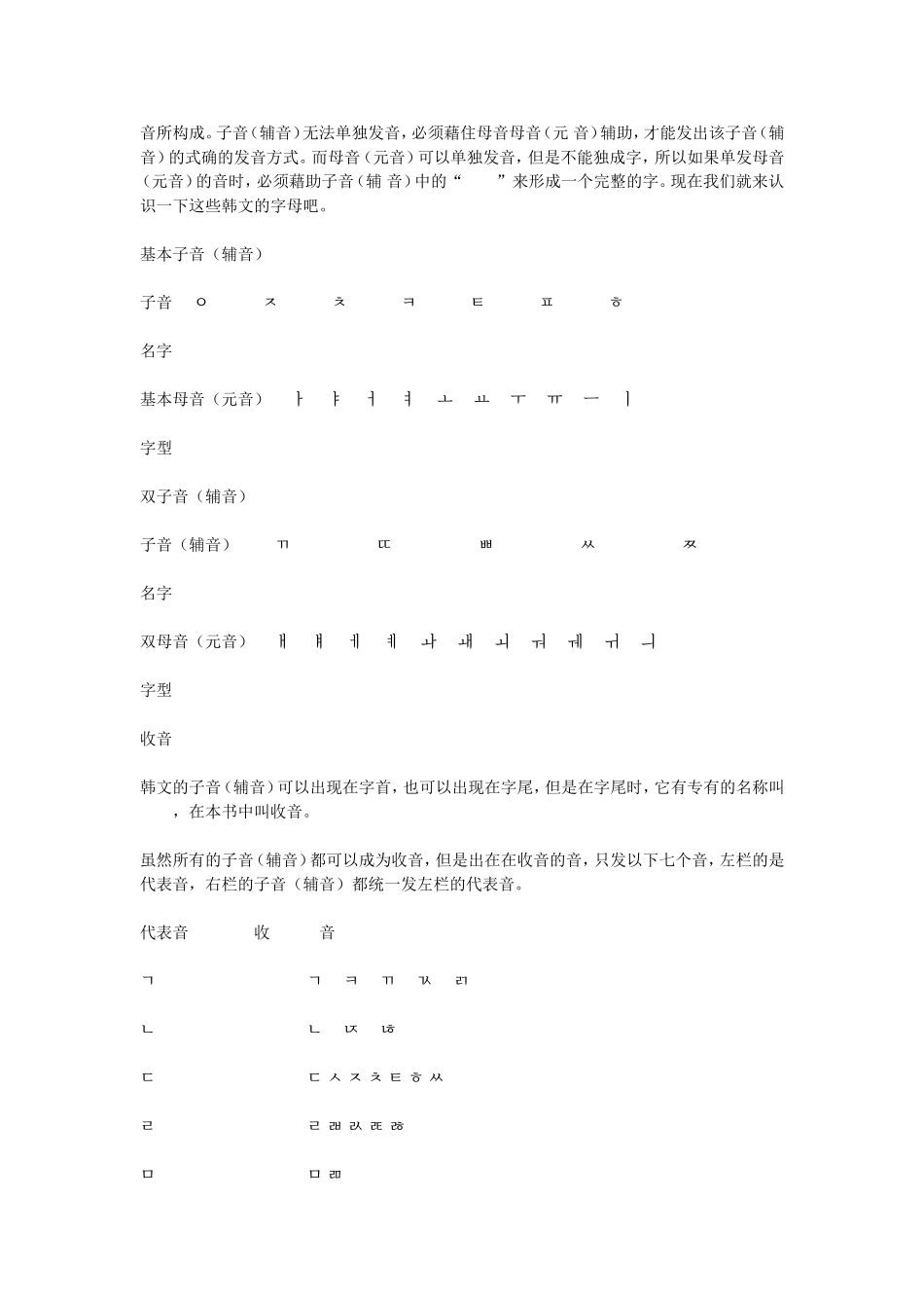 韩文40个基本音_第3页