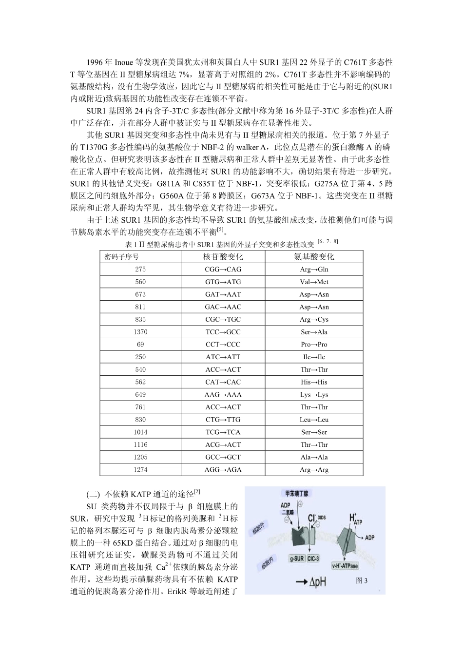 磺酰脲类降糖药物的作用机制_第3页