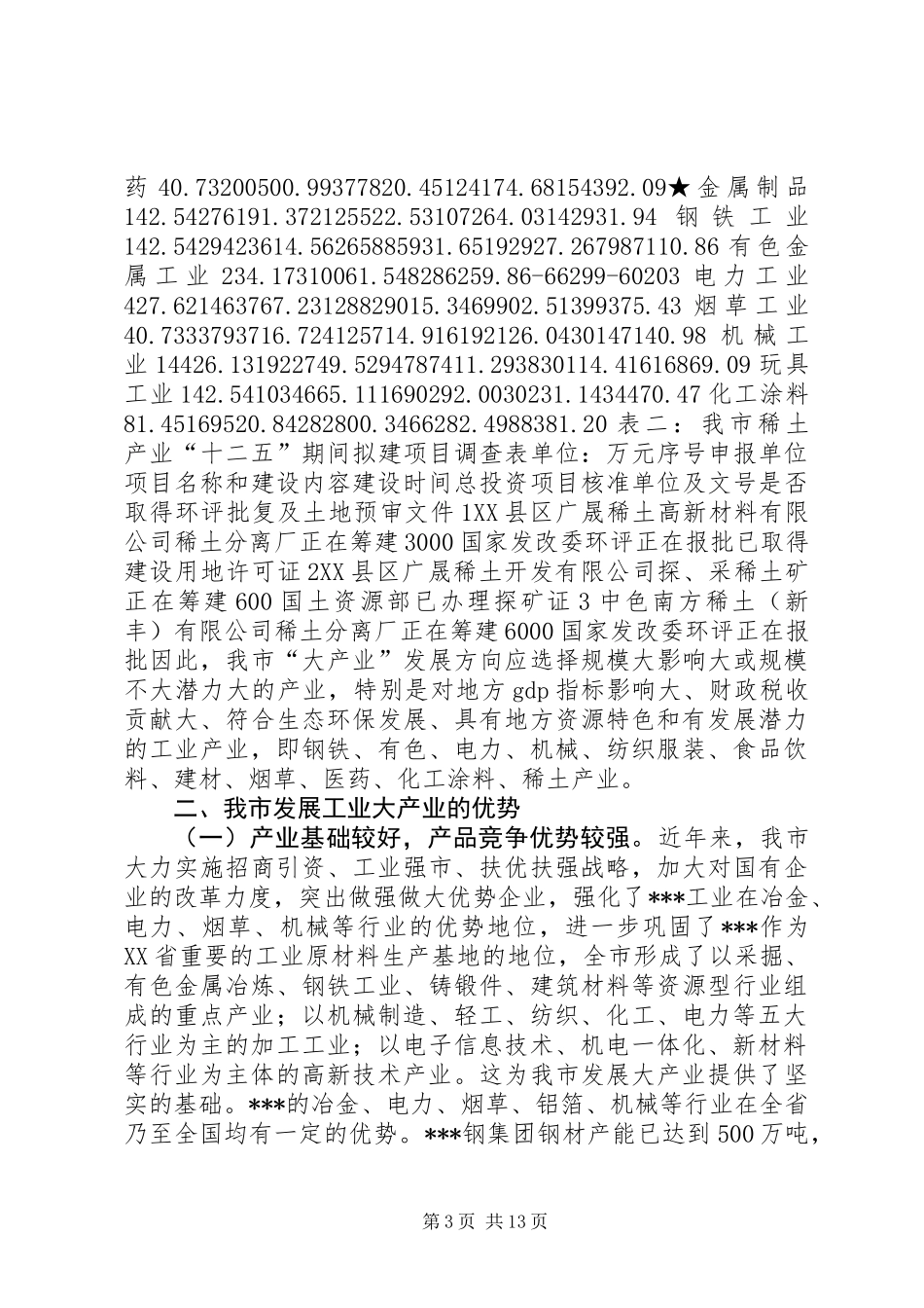 关于培育发展工业大产业的调研报告 (2)_第3页