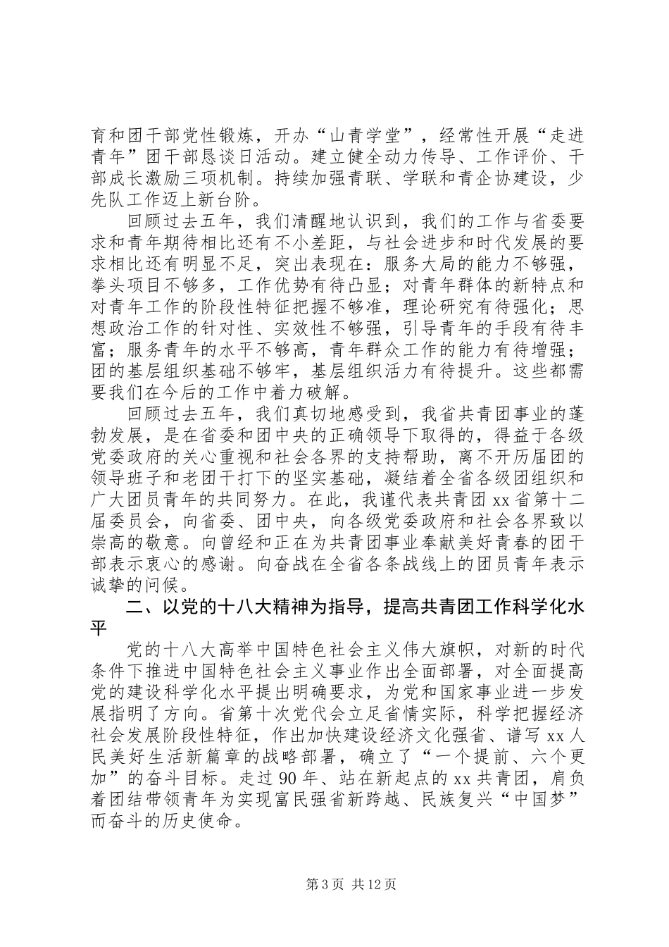 共青团工作报告 (2)_第3页
