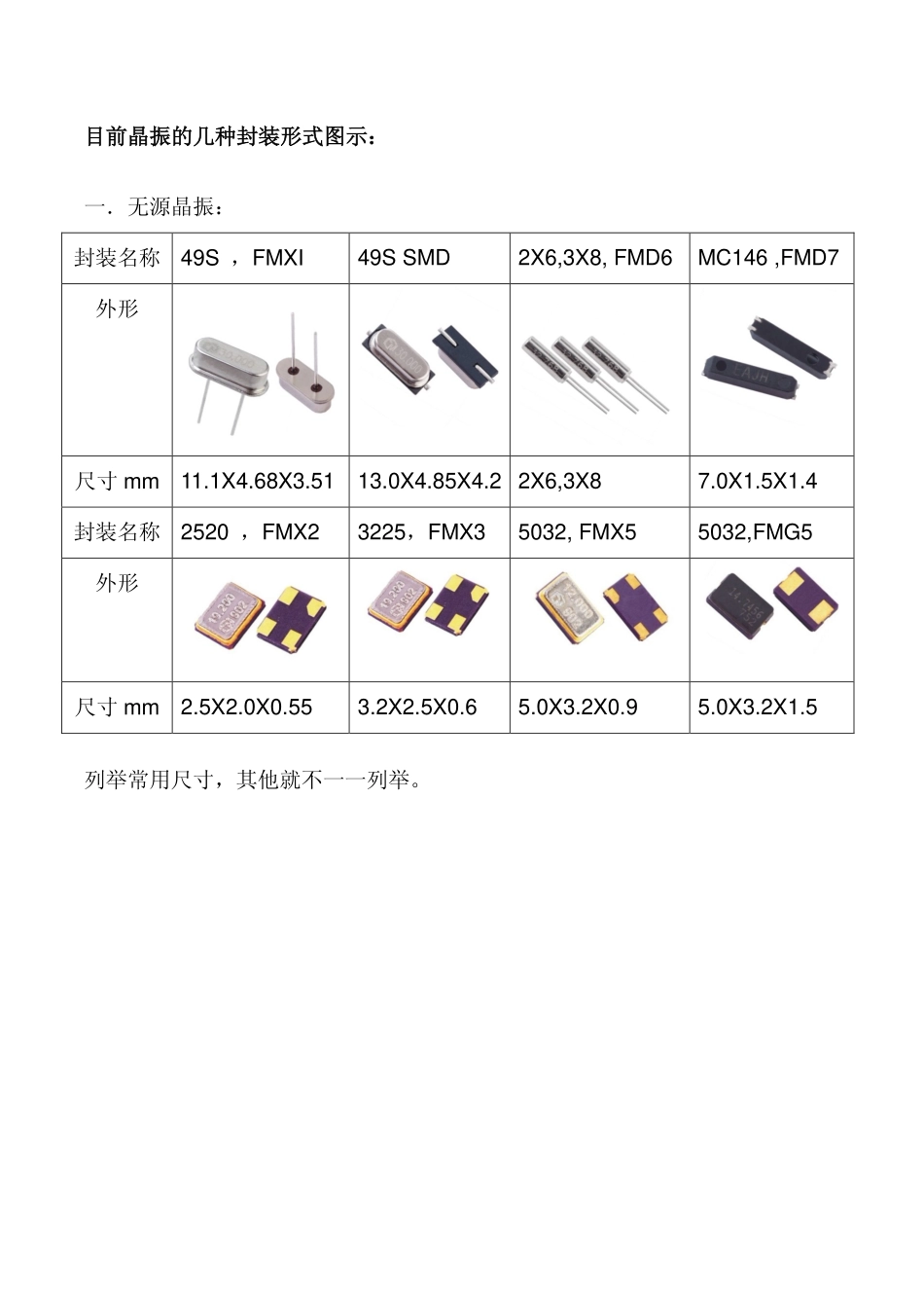 晶振系列讲座之二--晶振的种类和封装_第3页