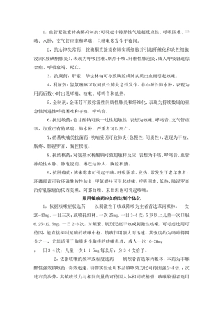 可以导致咳嗽的药物