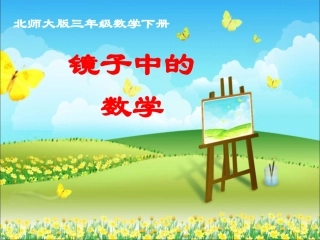 《镜子中的数学》教学课件