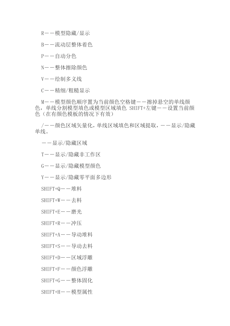精雕软件 最齐全快捷键_第3页