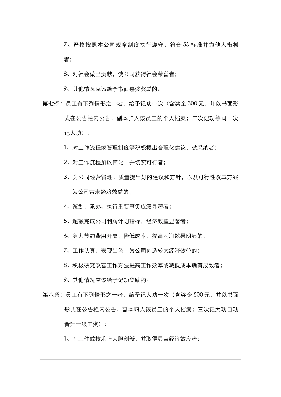 公司员工奖惩条例_第3页