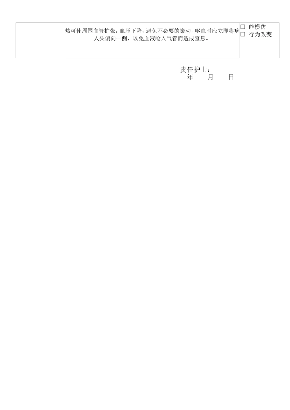 急性上消化道出血疾病护理计划_第3页