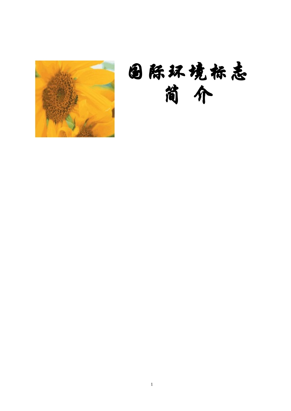 国际环境标志_第1页