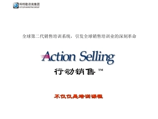 行动销售 ActionSelling