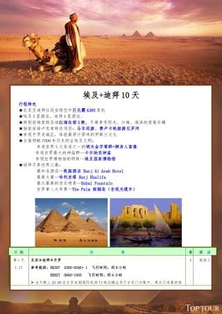 特色旅游--埃及迪拜10天（北京EK）红海度假-117