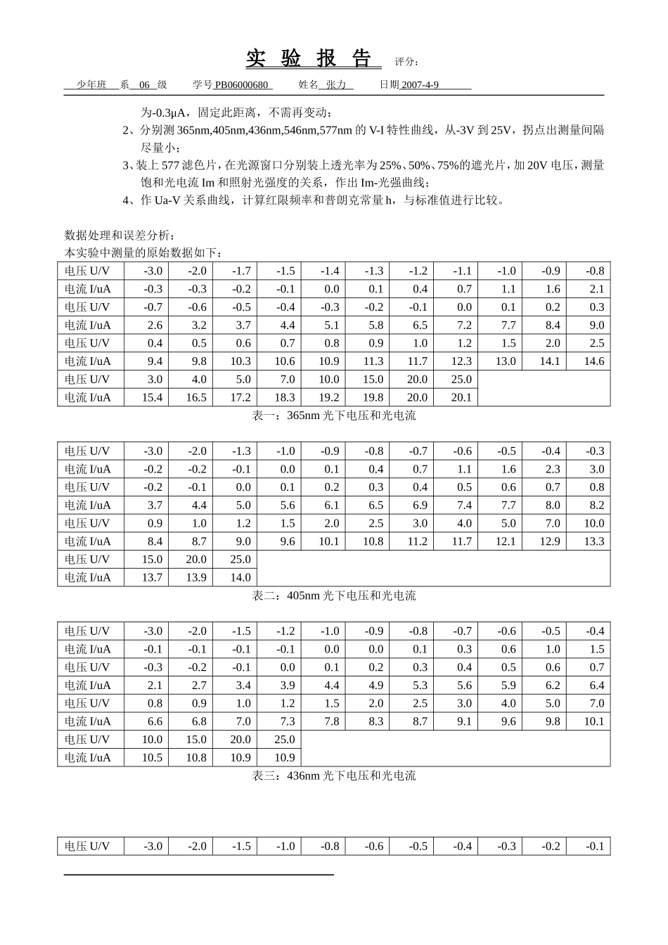 光电效应法测普朗克常量_第2页