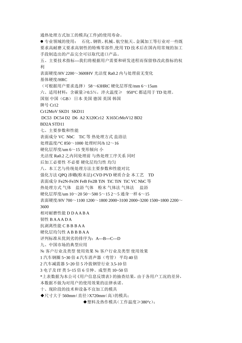 金属模具表面超硬化处理—TD技术简介_第2页