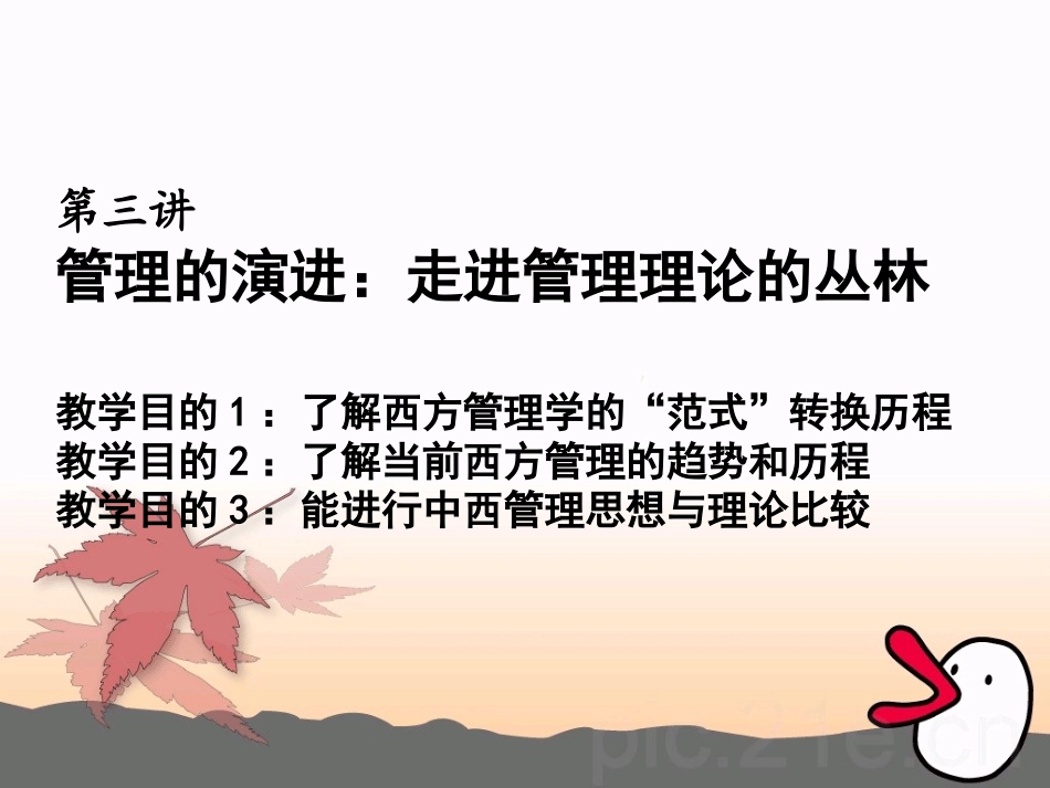 管理学原理-第三章_第1页