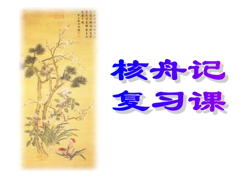 核舟记复习课课件66_第1页