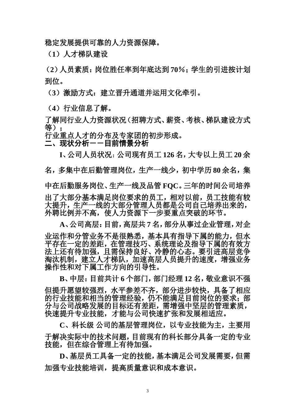 公司人力资源战略分析_第3页