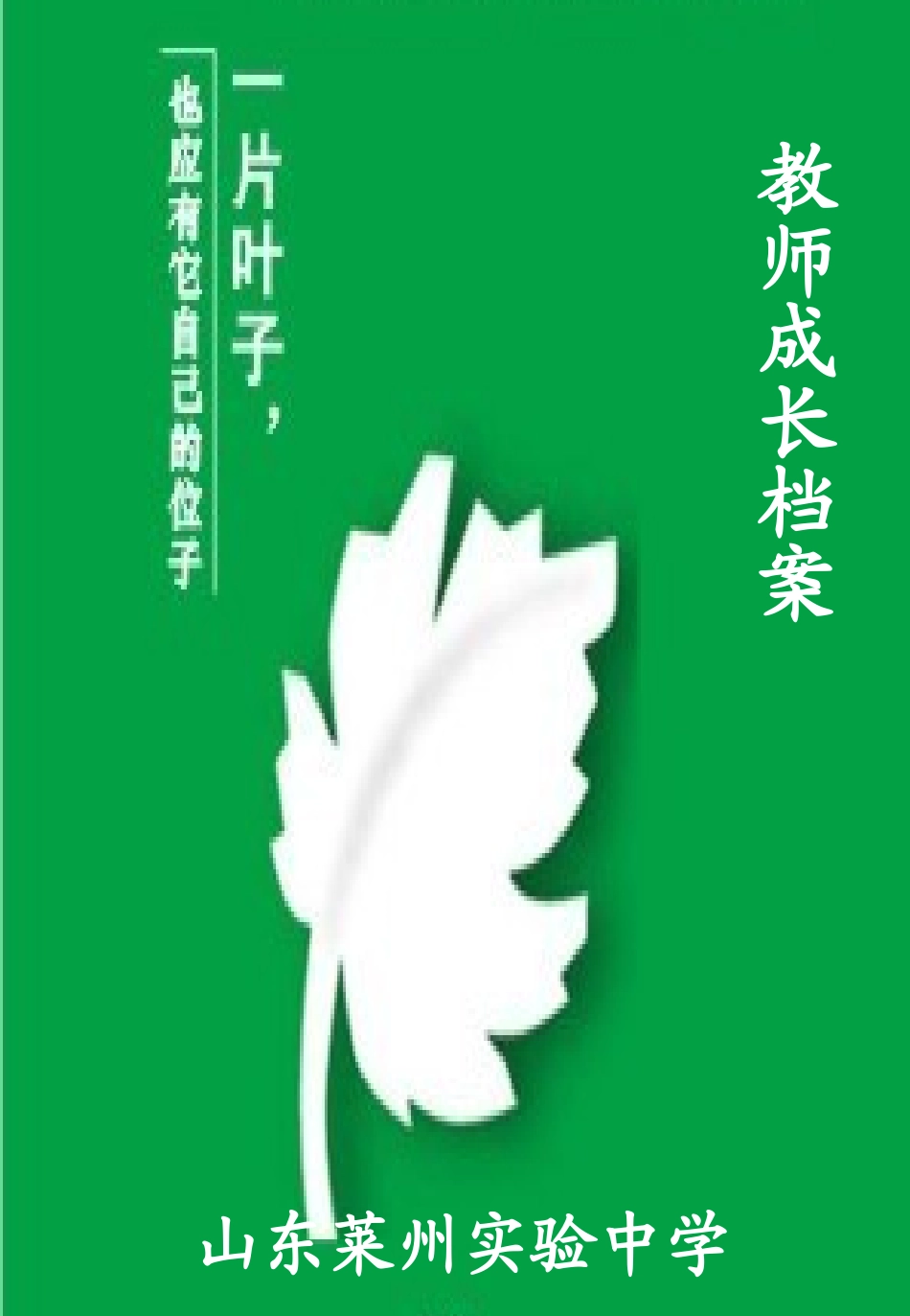 教师专业发展档案2_第2页