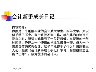 会计新手成长记