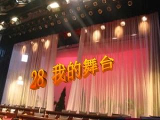 《我的舞台》PPT教学课件