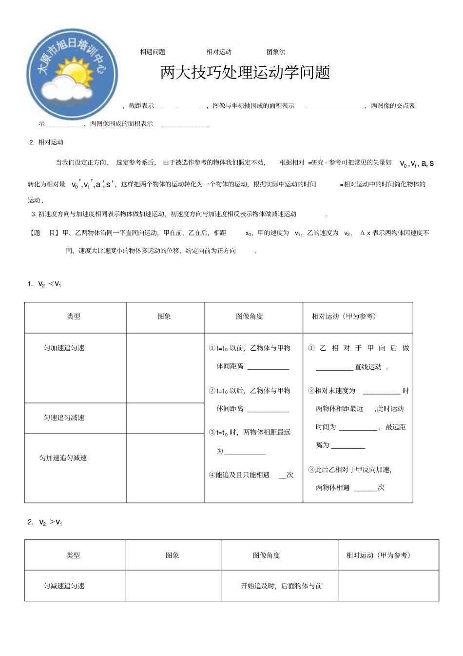 4两大技巧处理运动学问题_第1页