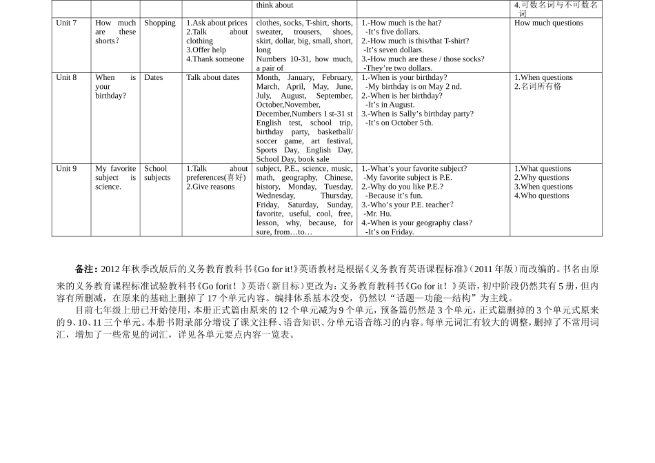 新版七上单元内容一览表_第3页