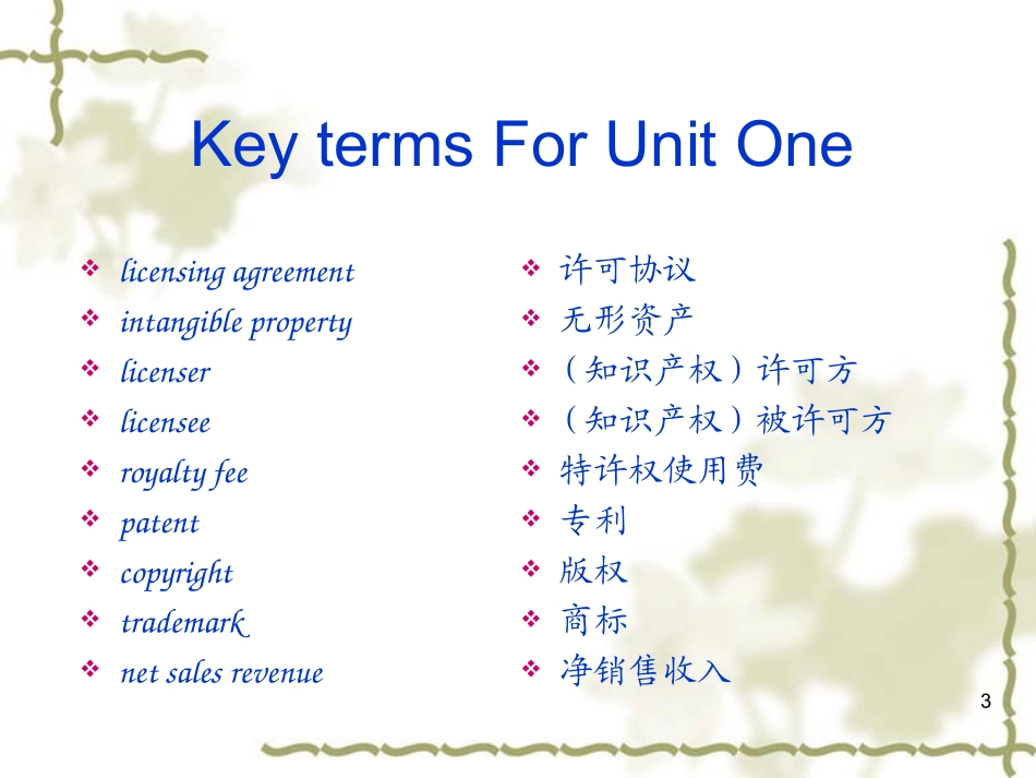 经贸英语中的一些专业词汇整理_第3页