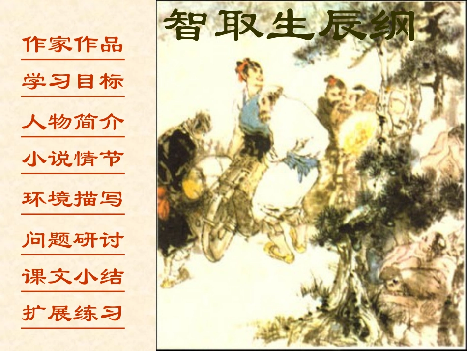《智取生辰纲》教学课件_第2页