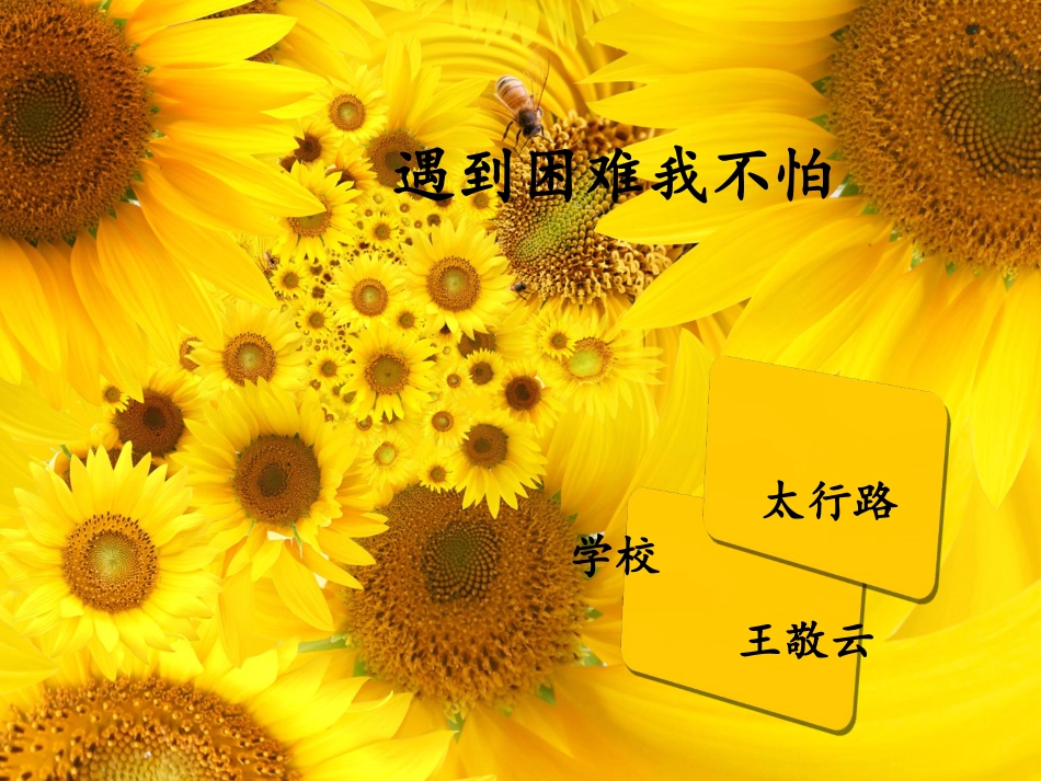 遇到困难我不怕_第1页