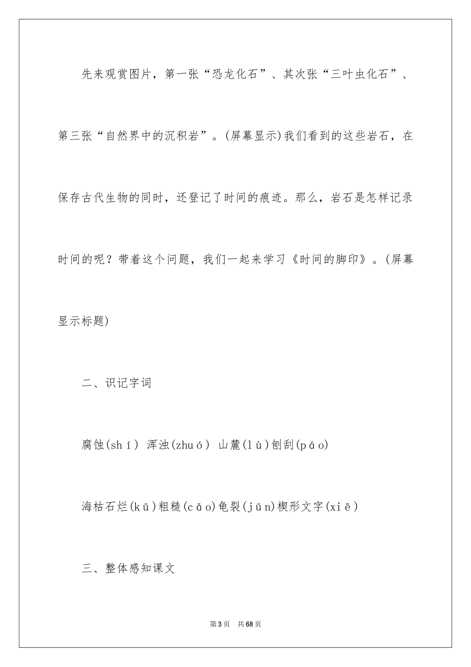 2024《时间的脚印》教案_3_第3页