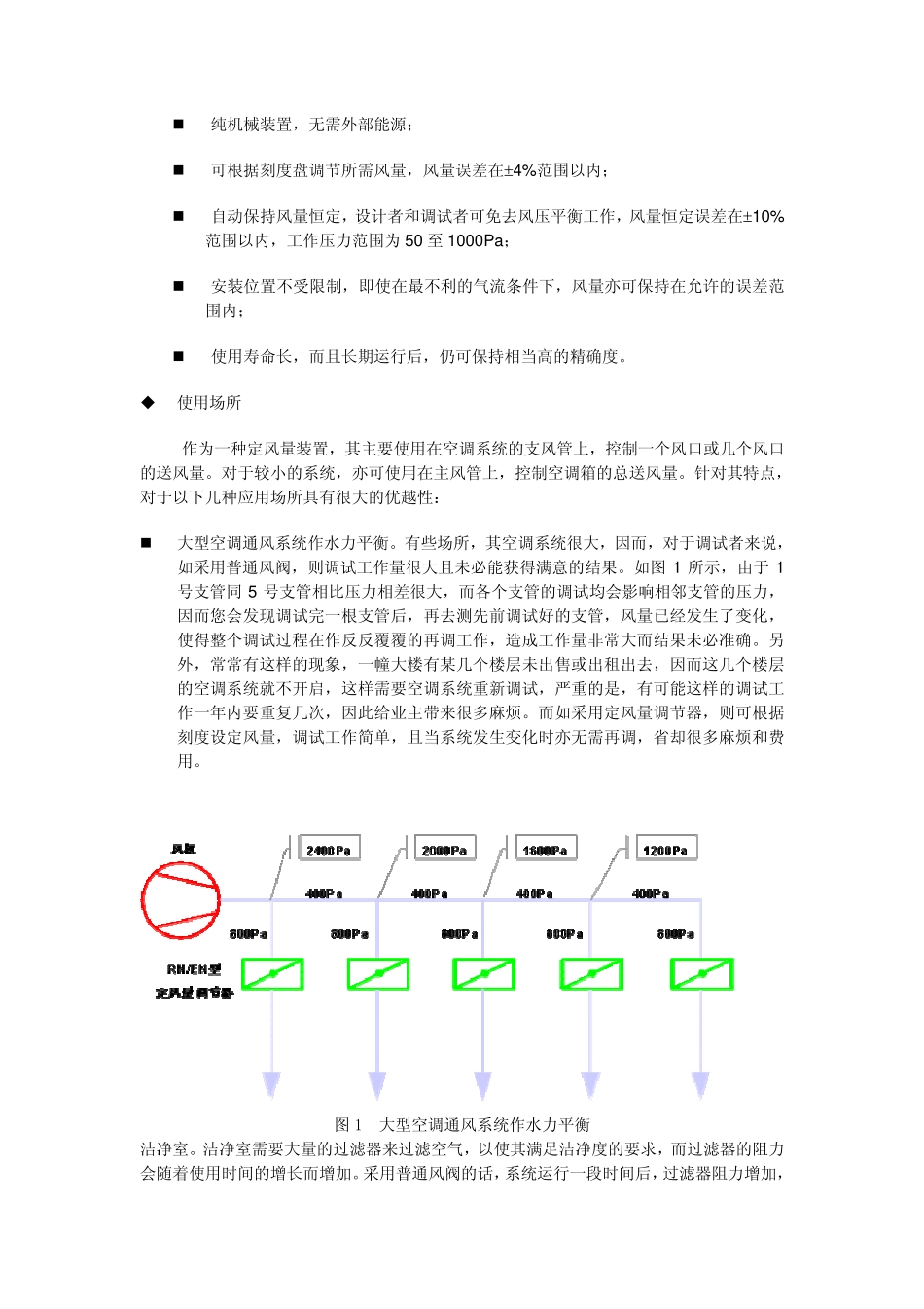 机械式定风量调节器的特性及应用_第2页