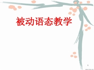 被动语态课件