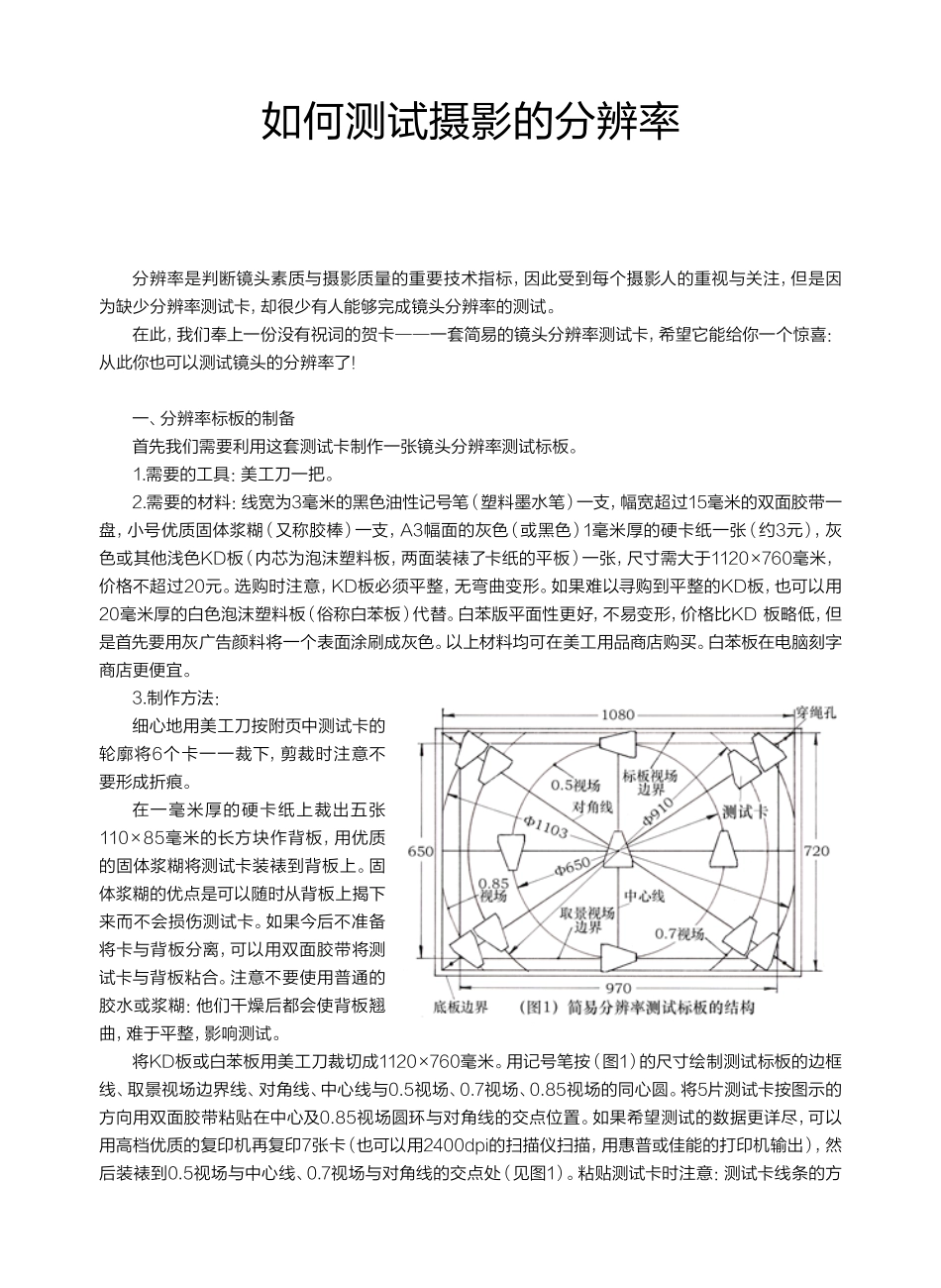 镜头测试方法_第1页