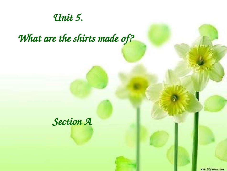 2014年版新目标英语九年级Unit_5_整体课件_第1页