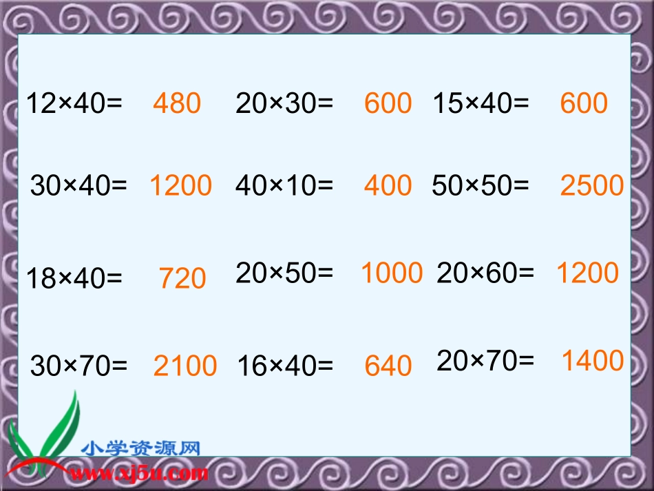 （苏教版）三年级数学下册课件两位数乘两位数33_第3页