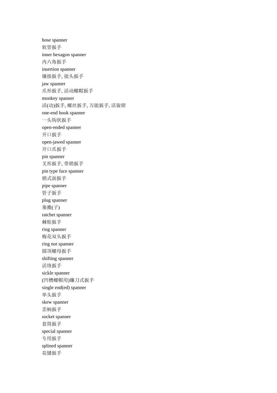 机械专业名词_第2页