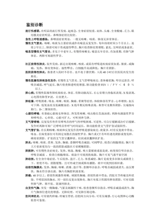 鉴别诊断 文