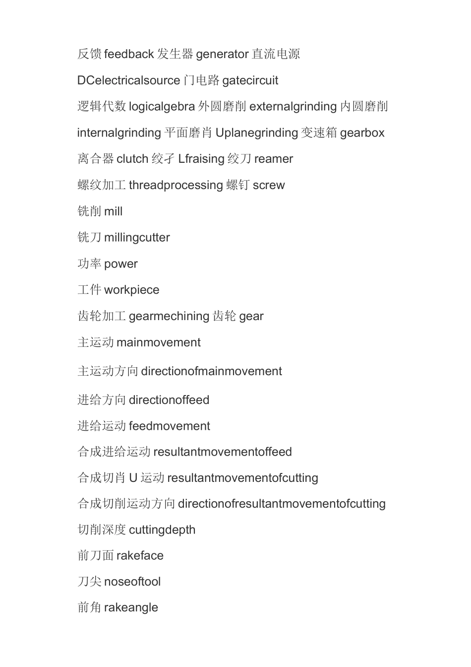 机械零件和设备英语_第3页