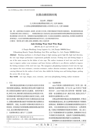 抗微动磨损钢丝绳_张金利