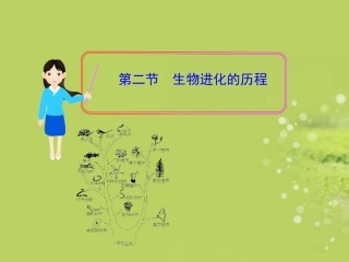 人教版八下第三章第二节生物进化的历程（共42张PPT）
