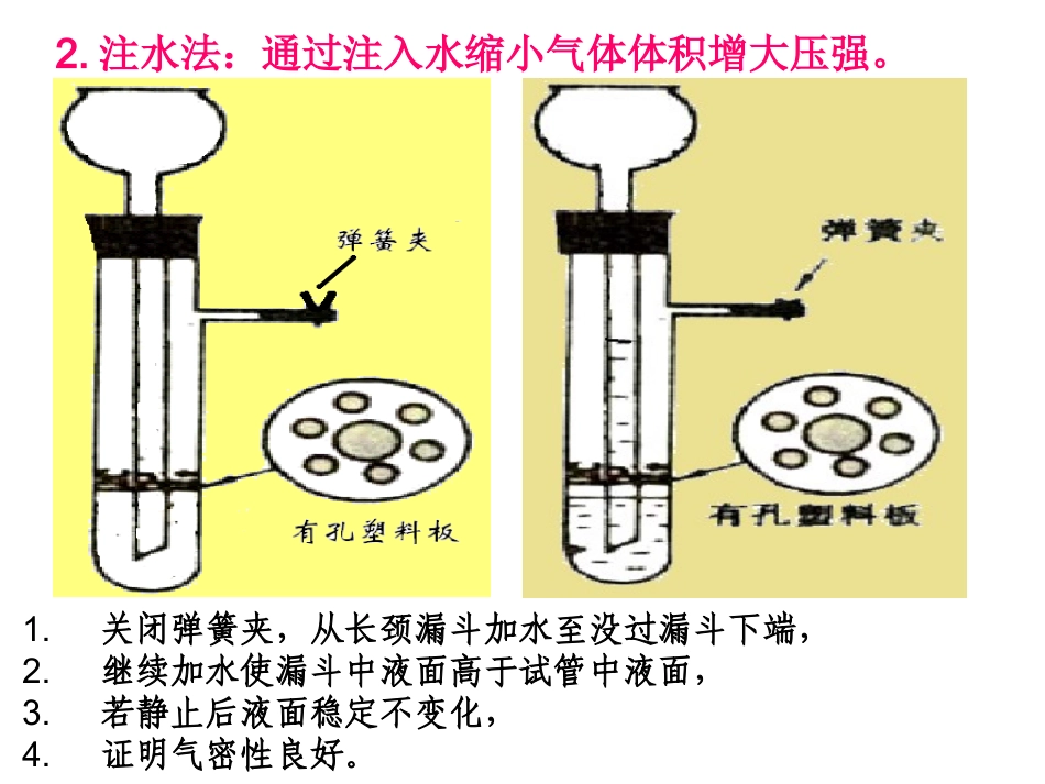 高中化学气密性检查常见方法汇总_第3页
