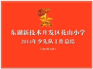 花山小学少先队总结PPT