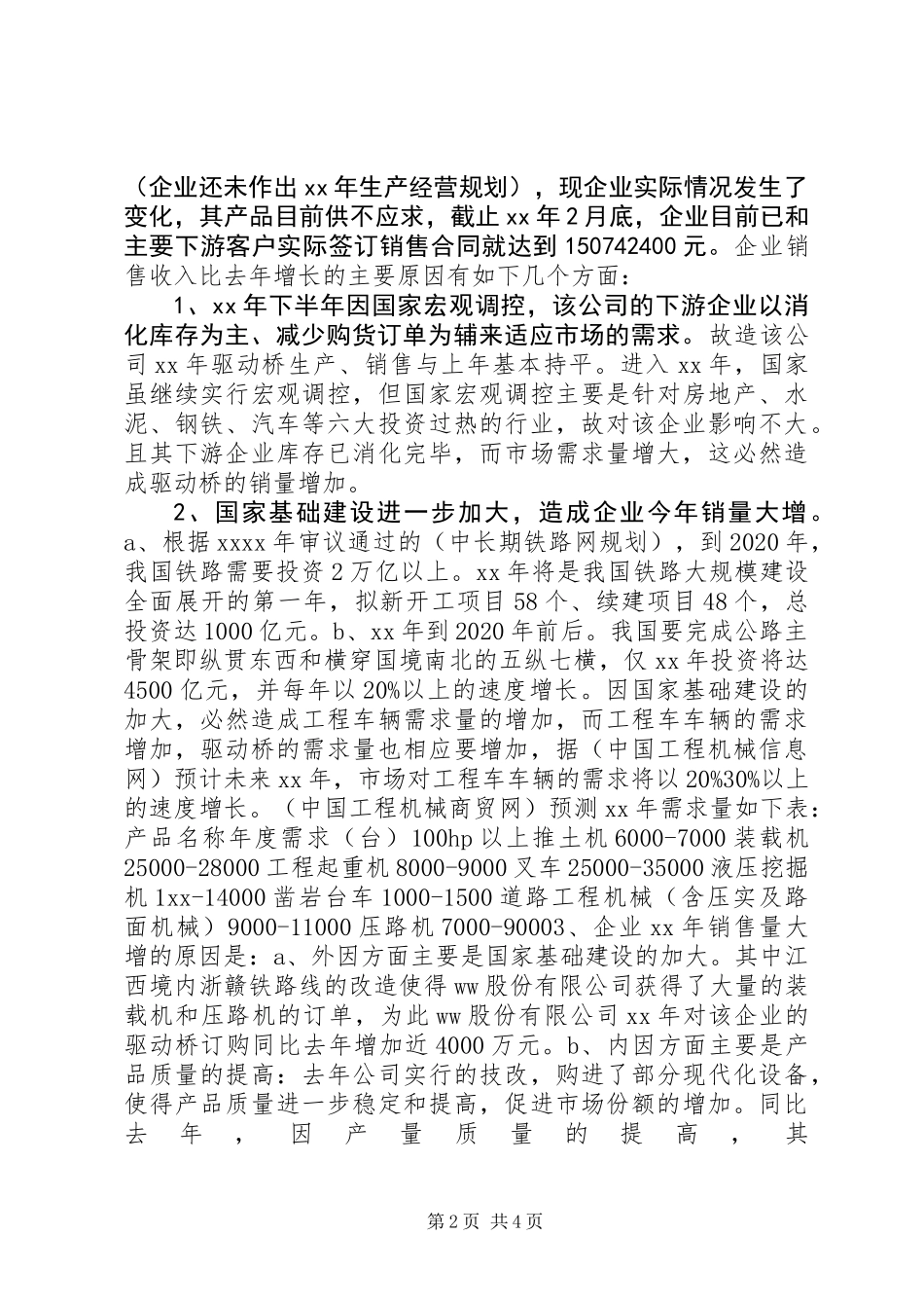 关于公司授信总量的复议报告_第2页