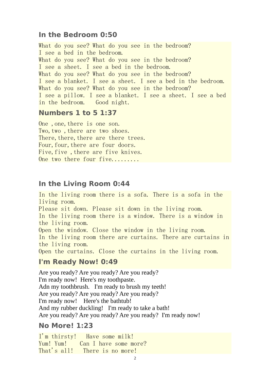 阶梯英语儿歌目录_第2页